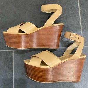 Michael Kors Platform Wedges Size 6